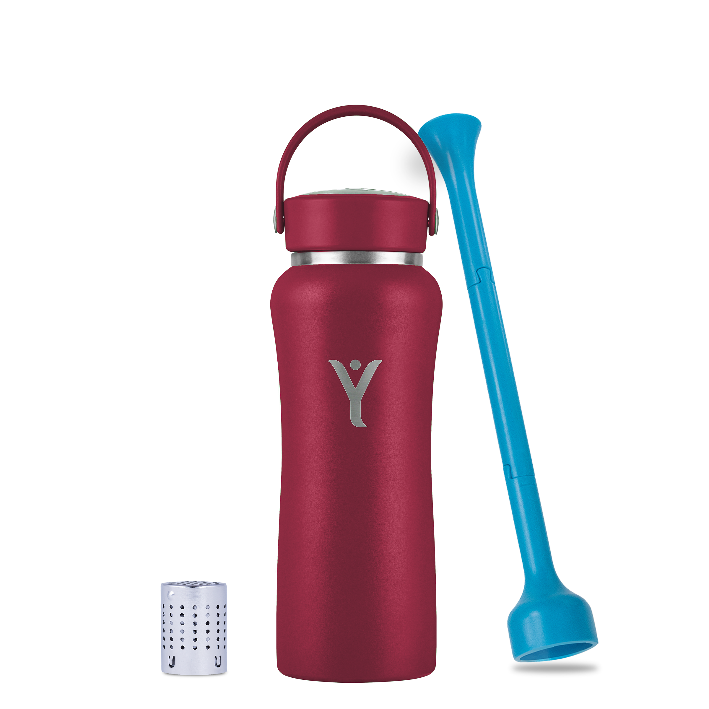 f-img, 25 oz DYLN Bottle Alkaline Water,color: Crimson Red